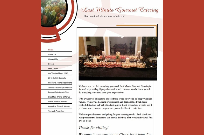 Last Minute Gourmet Catering wedding vendor photo