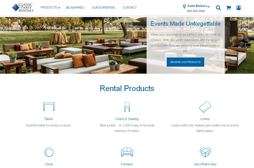 Classic Party Rentals wedding vendor photo