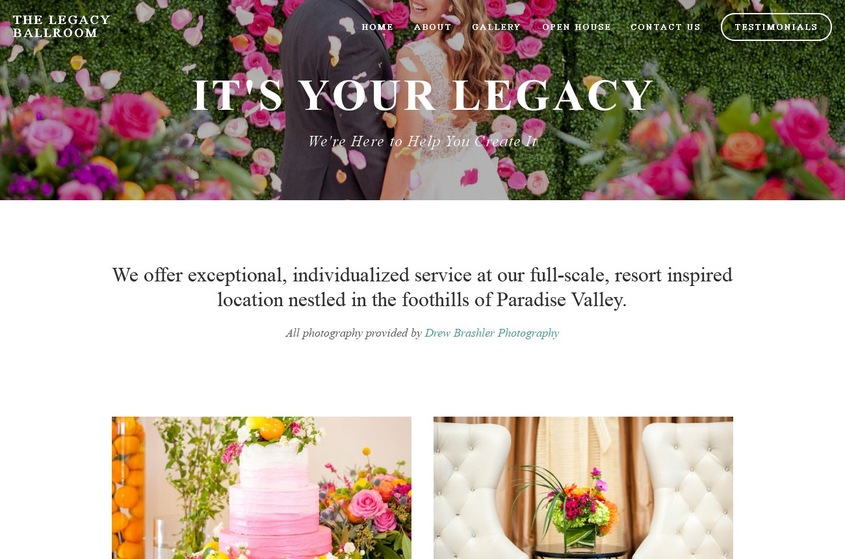 The Legacy Ballroom wedding vendor photo