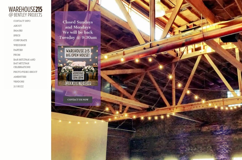 Warehouse 215 wedding vendor photo