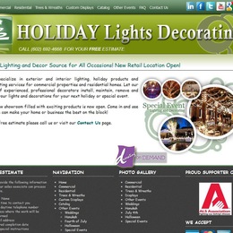Holiday Lights Decorating photo