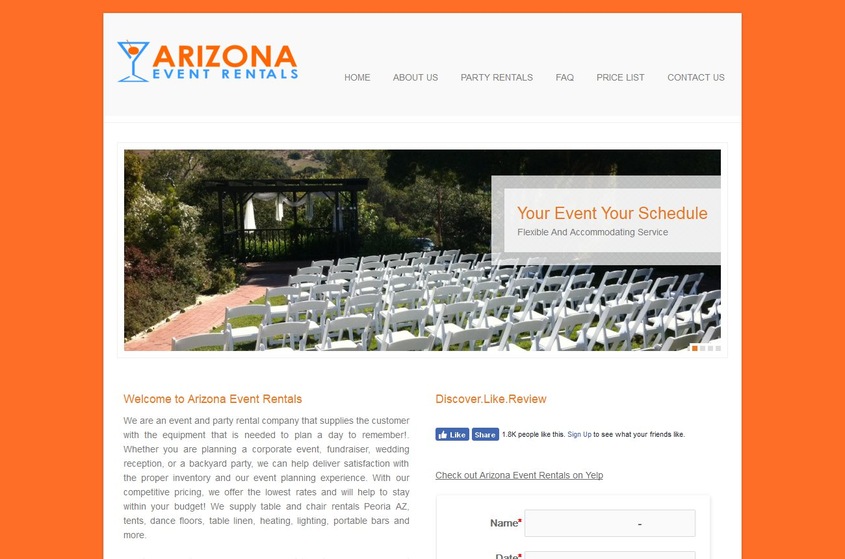 Arizona Event Rentals wedding vendor photo