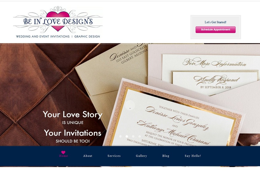 Be In Love Designs wedding vendor photo