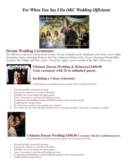 Okc Wedding Officiants Pastor John T. Snelson V And Heidi Does Weddings wedding vendor photo
