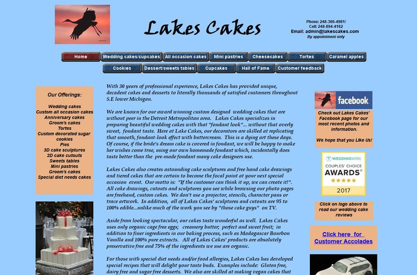 Lakes Cakes wedding vendor photo