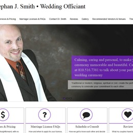 Dr. Stephan J. Smith - Wedding Officiant photo