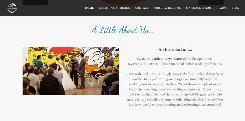 On The Spot Knot wedding vendor photo