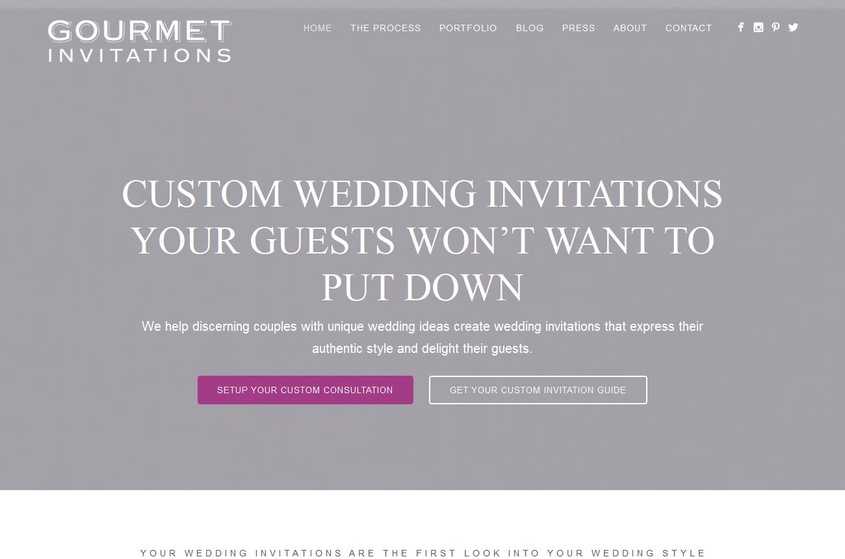 Gourmet Invitations wedding vendor photo