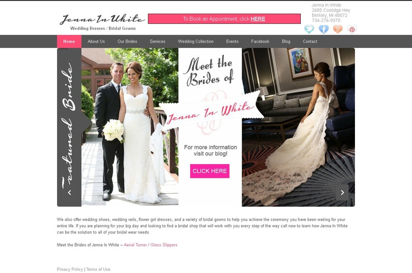 Jenna In White wedding vendor photo
