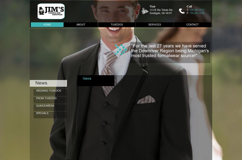 Jim's Tuxedos and Menswear wedding vendor photo