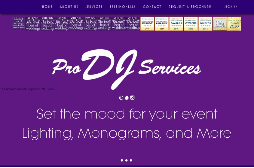Pro DJ Services wedding vendor photo