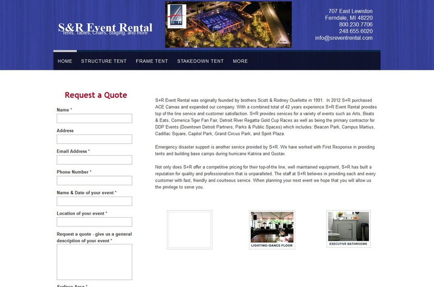 SR Event Rental wedding vendor photo