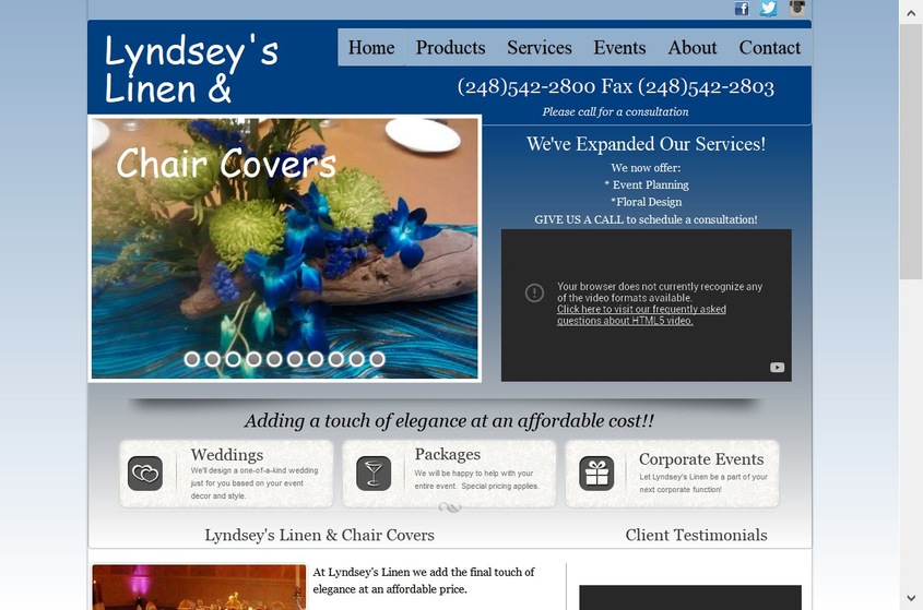 Lyndsey's Linen & Chair Covers wedding vendor photo