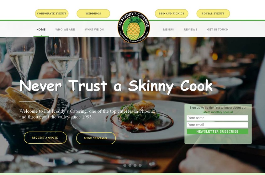 Fat Freddy's Catering wedding vendor photo