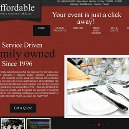 Affordable Party & Event Rentals photo