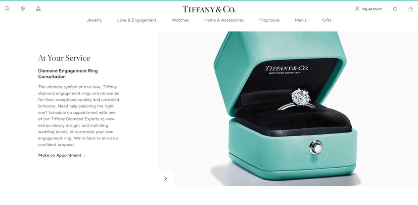 Tiffany & Co. wedding vendor photo
