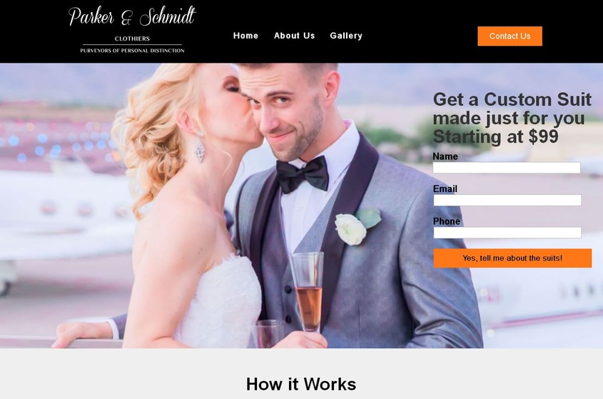 Parker & Schmidt Clothiers wedding vendor photo