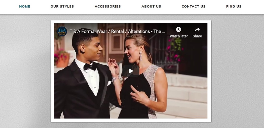 T and A Formal Wear wedding vendor photo