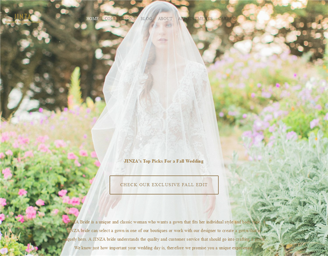 Jinza Couture Bridal wedding vendor photo