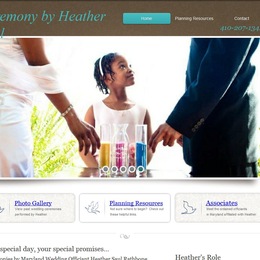 Photo of Ceremony By Heather Saul, a wedding officiant in Baltimore