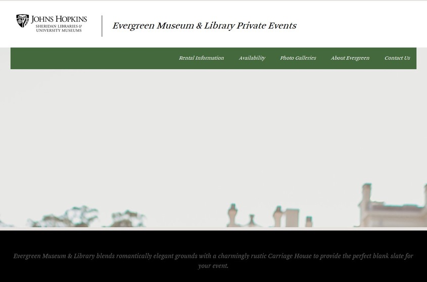 Evergreen Museum & Library wedding vendor photo