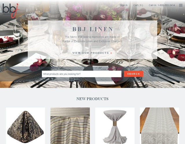 BBJ Linen wedding vendor photo