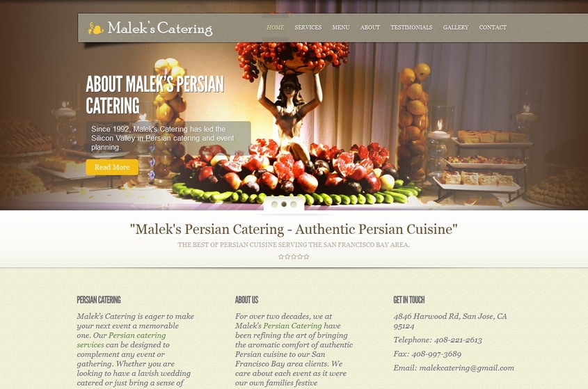 Malek Catering wedding vendor photo