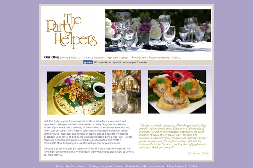 The Party Helpers wedding vendor photo