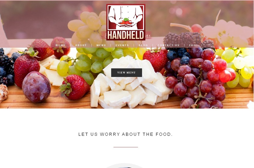 Handheld Catering wedding vendor photo