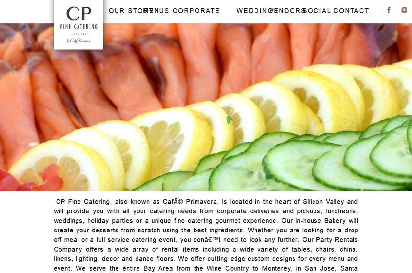 CP Fine Catering By Cafe Primavera wedding vendor photo