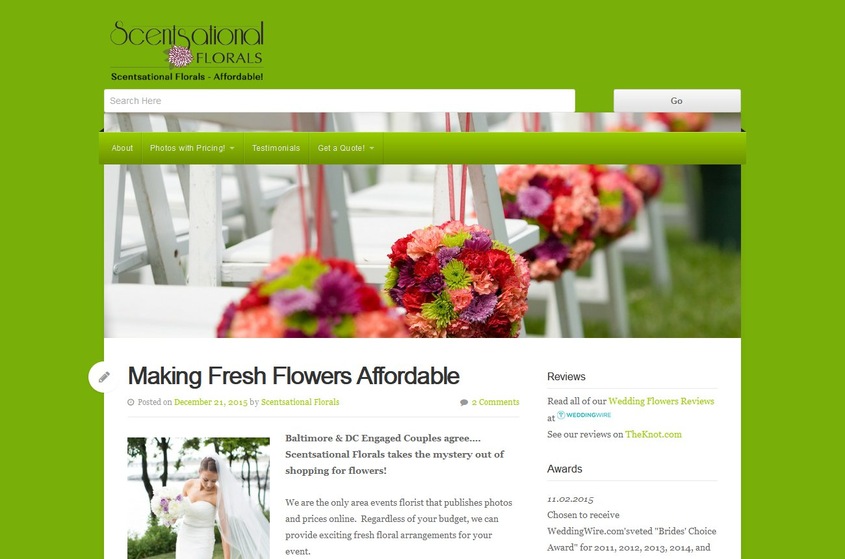 Scentsational Florals wedding vendor photo