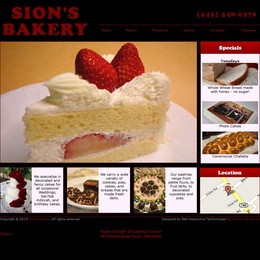 Photo of Sion's Bakery, a wedding cake bakery in Baltimore