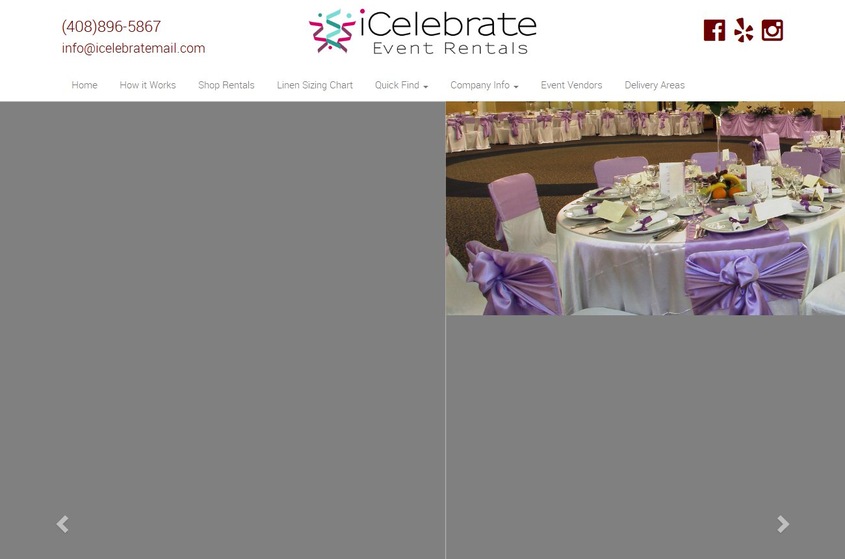 iCelebrate Event Rentals wedding vendor photo