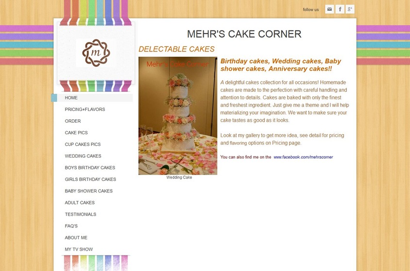 Mehr's Cake Corner wedding vendor photo