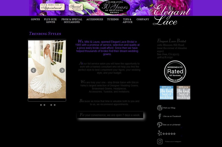 Elegant Lace Bridals wedding vendor photo
