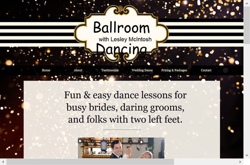 Ballroom Dancing with Lesley McIntosh wedding vendor photo