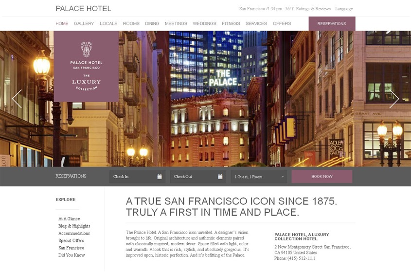 Palace Hotel wedding vendor photo