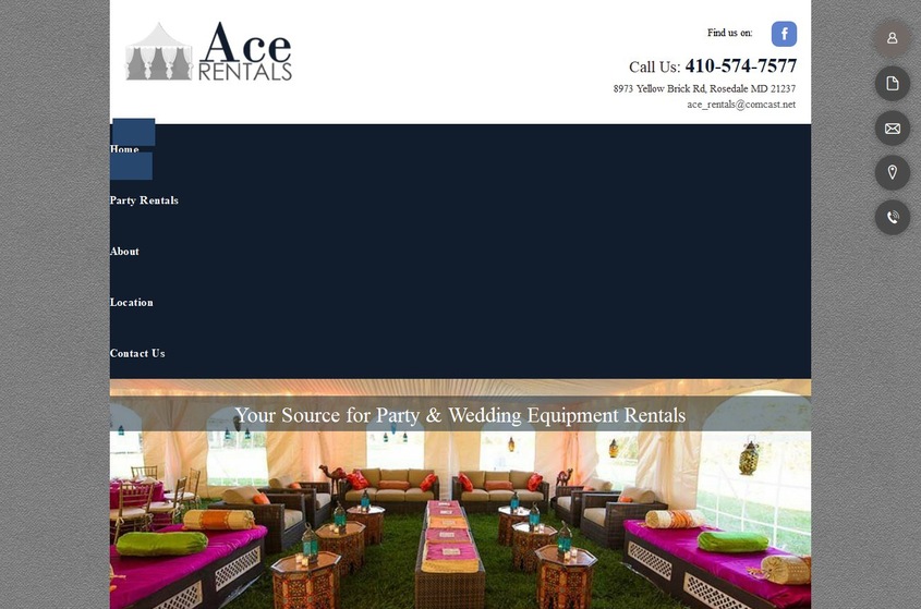 Ace Rentals wedding vendor photo