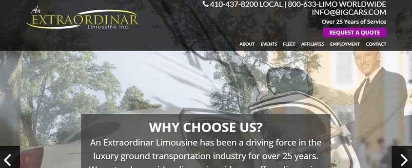 An Extraordinar Limousine wedding vendor photo