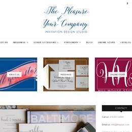 Photo of The Pleasure Of Your Company, a wedding stationery in Baltimore