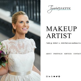 Photo of Tymia Yvette Makeup Artistry, a wedding hair and make-up artist in Baltimore