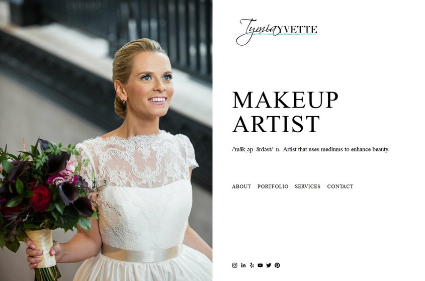 Tymia Yvette Makeup Artistry wedding vendor photo