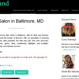 Photo of Dryland, a wedding hair and make-up artist in Baltimore