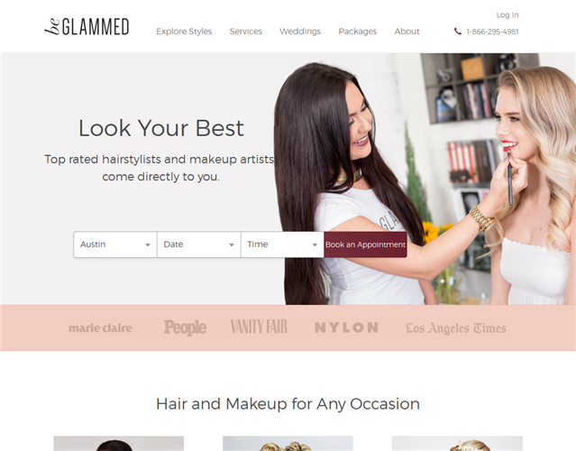 Be Glammed wedding vendor photo