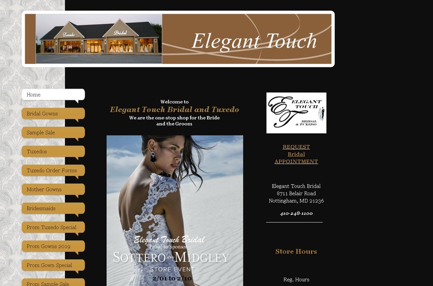 Elegant Touch Bridal and Tuxedo wedding vendor photo