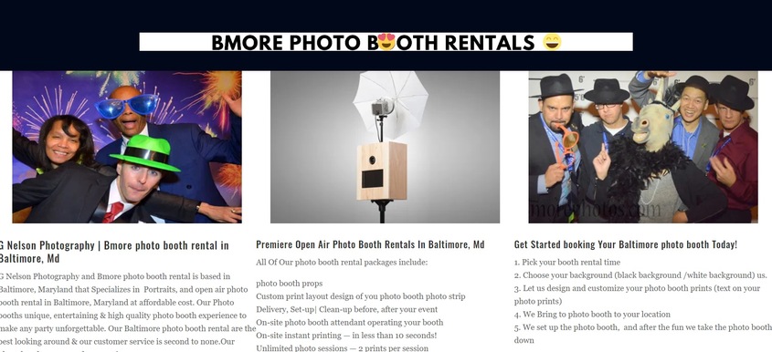 Bmore Photo Booth Rental wedding vendor photo