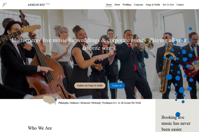 Bachelor Boys Band wedding vendor photo