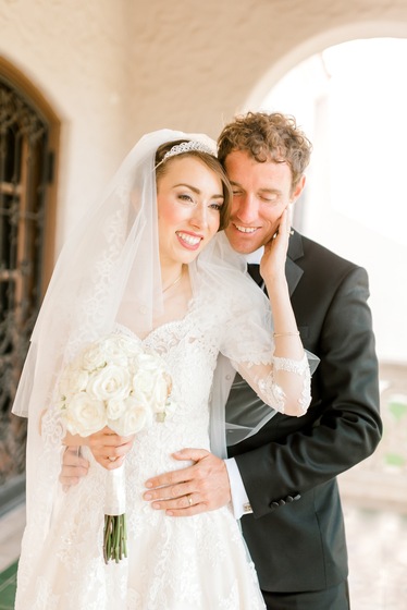 Lily Flower hair and makeup wedding vendor photo