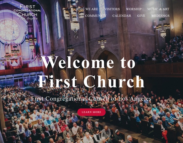 First Congregational Church of Los Angeles wedding vendor photo