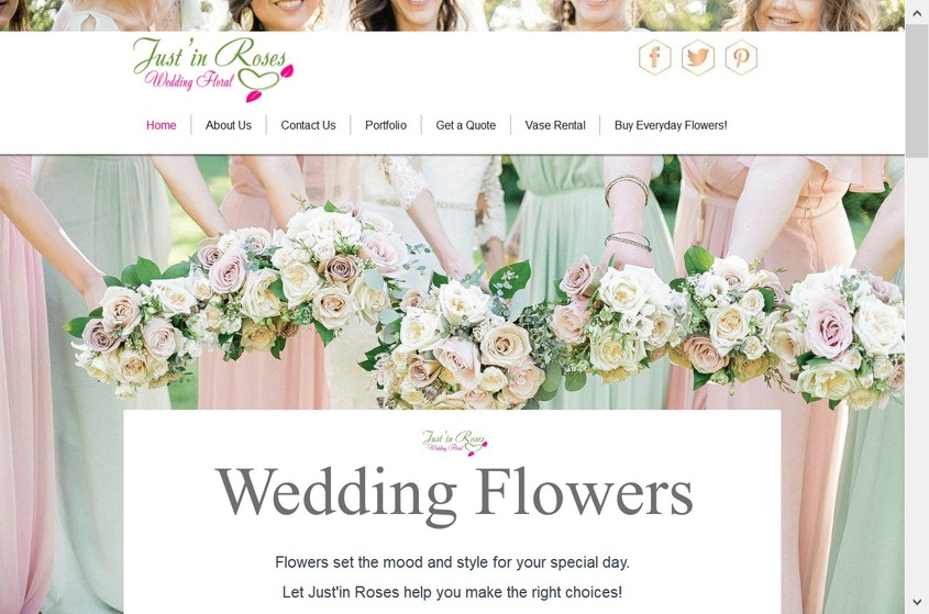 Just'in Roses Wedding Floral wedding vendor photo